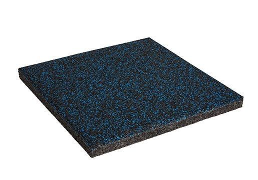 Oddychające płytki podłogowe dla sportów Niebieskie płytki podłogowe do siłowni 500X500X20mm
