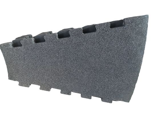 Buon prezzo Bordura per paesaggio in gomma riciclata con durezza 60-70 ShoreA e resistente agli agenti atmosferici per bordure di giardini in linea