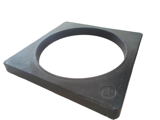 Bom preço Pés de montagem de borracha anti-vibração de trabalho pesado com grânulos de borracha reciclada e 60-70 ShoreA Dureza para sistemas HVAC de 400 * 180mm on-line