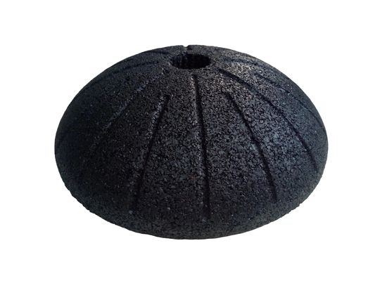 Buen precio Productos de caucho personalizados negros 18x18 X1.8 pulgadas Base de bandera de esquina de fútbol en línea