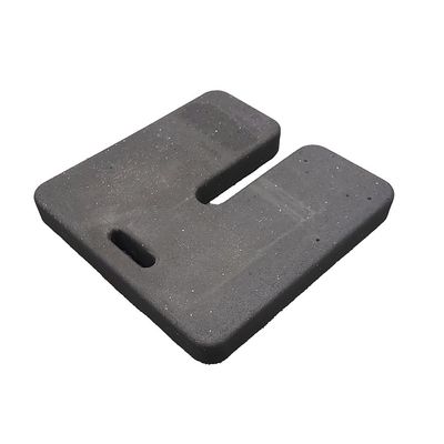 Carreaux de sol de sport respirants Carreaux de sol de gym bleu 500X500X20 mm