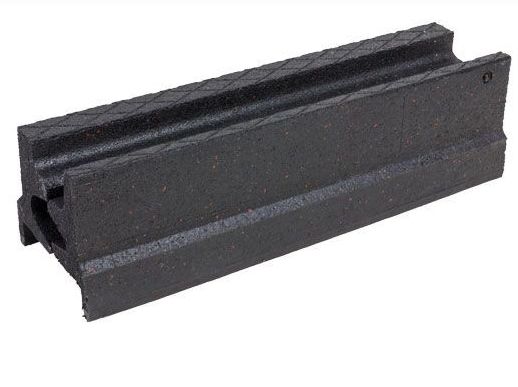 좋은 가격 철도 철도용 검은 갈라진 고무 패드 45/66mm 온라인으로