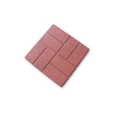 Good price Custom Gym Rubber Floor Mat 16 Inch Square DIY Outdoor Sports Double-Surface Rubber Piso Para Gimnasio Gym Mat Flooring Tiles online