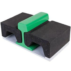 Good price Black Grooved Rubber Pads Customized Rubber Pads For Railway Tracks online