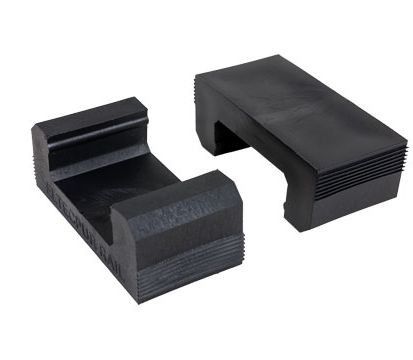 Good price 45mm / 66mm Rubber Rail Black Rubber Pad In Railway online