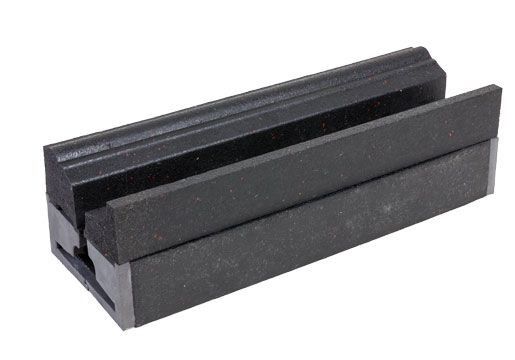 Good price 40x5x3 Inches Rubber Track Pad Elastic Railroad Crossing Rubber Customized online