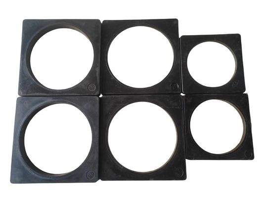 Bon prix Poids du cône anti-chute 280*280*18 mm Base en caoutchouc du cône de sécurité 1 kg en ligne