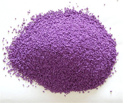 Good price 2mm - 4mm EPDM Rubber Crumb Purple / Red Rubber Pellets For Play Area online