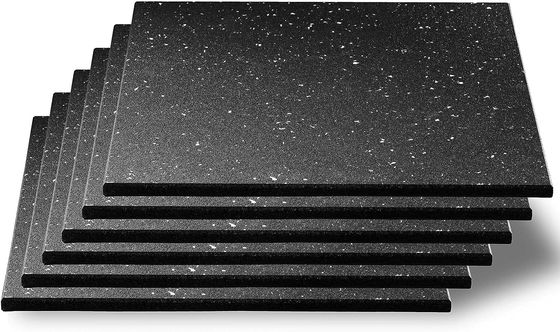 Good price Black / Red Rubber Wall Panels 500*500mm Gym Wall Padding Panels online