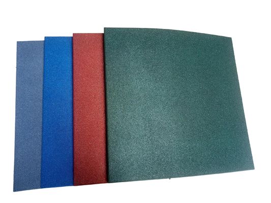 Good price Green Outdoor Rubber Floor 20mm / 30mm / 40mm Rubber Playground Mats online