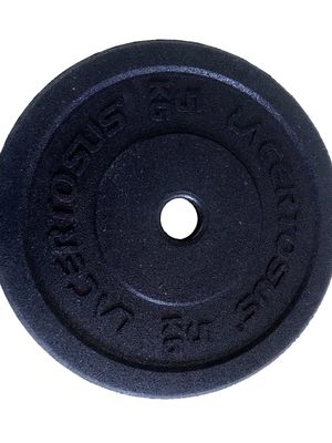 Black Rubber Barbell Weight Plates 5kg / 10kg / 15kg / 20kg / 25kg Rubber Plates For Weight Lifting