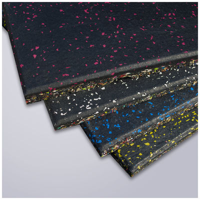 quality Indoor / Outdoor Safety Rubber Flooring Shockproof Playground Rubber Mats Solid Color factory