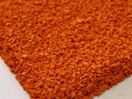 Good price Red EPDM Rubber Granule 1mm - 4mm Recycled Rubber Pellets For Playground online