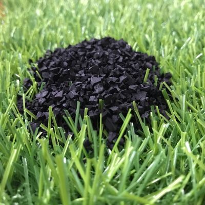 Good price 1mm - 4mm SBR Rubber Granules Purple / White Rubber Pellets For Artificial Grass online