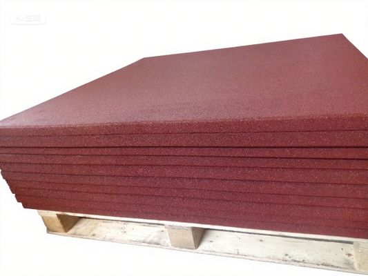 Good price Non-Slip Rubber Flooring for Outdoor Rubber Floor 25mm Sbr Rubber Tile for Children Playgrounds and Parks Durable and Safe Option online