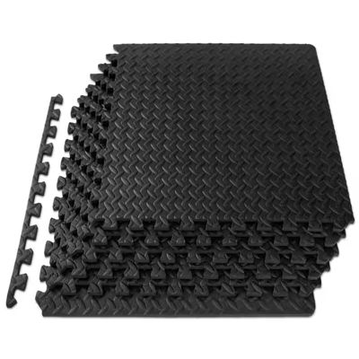 Harga yang bagus Shock Absorbing Noise Reducing Interlocking Flooring Tiles Untuk Ruang Berat & Latihan on line